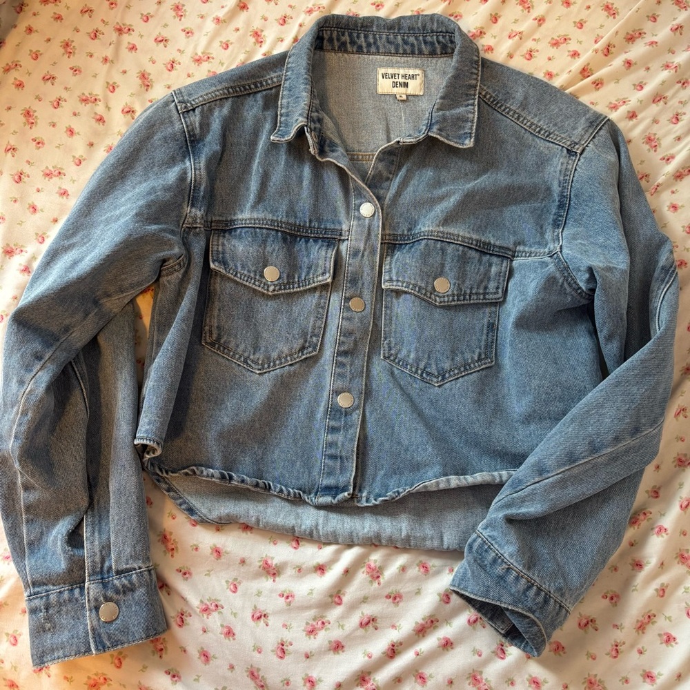Velvet Heart Classic Blue Jean Jacket